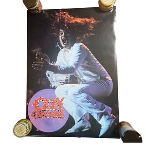 Ozzy Osbourne Blizzard Of Ozz 24x34 Promo Poster Vintage 1981 Original Rock
